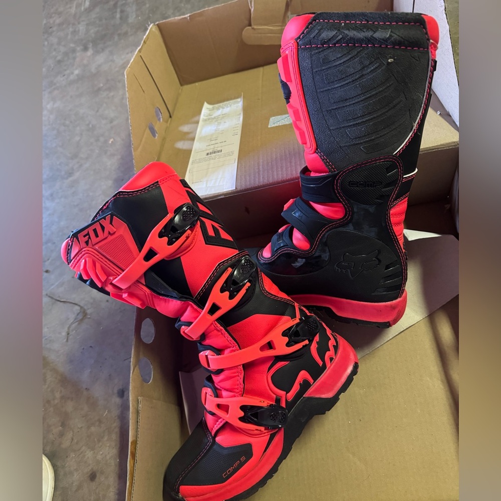 Fox COMP 5 YOUTH BOYS MX Racing Boots Motor-cross size Youth 5